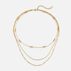 Tessa Triple Layered Necklace — view 4