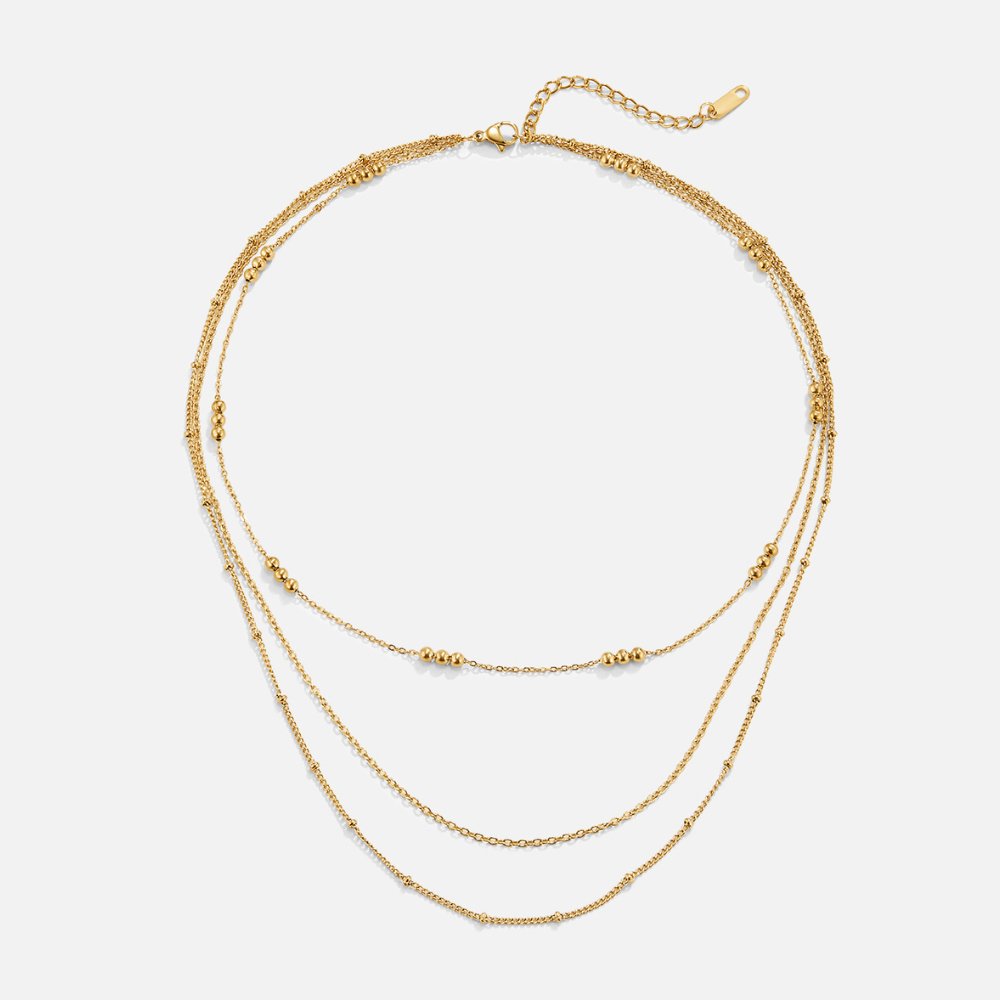 Tessa Triple Layered Necklace — view 4