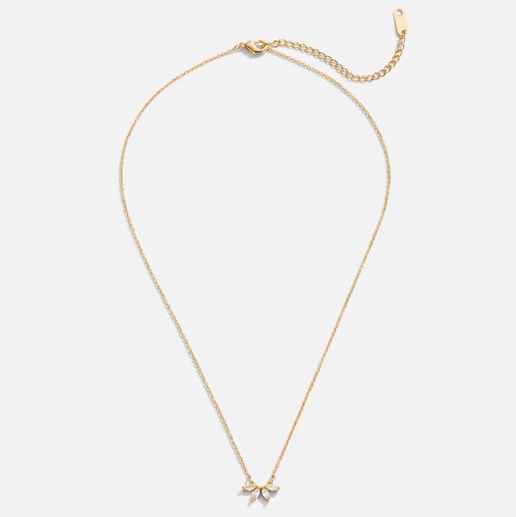 Tiffany Crystal Leaf Pendant Necklace — view 5