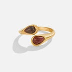 Tiger Eye Stone Wrap Ring — view 1