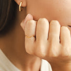 Tina Gold Stack Ring — view 5