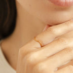 Tina Gold Stack Ring — view 2