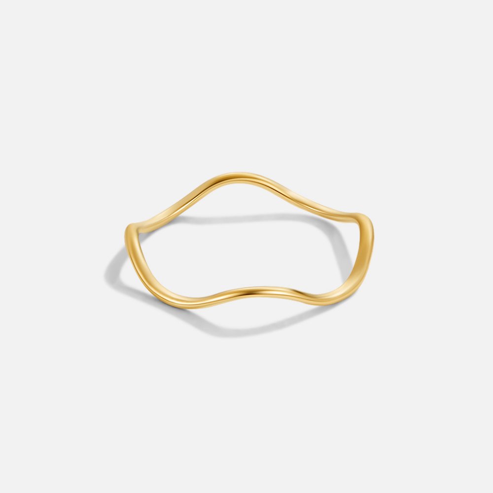 Tina Gold Stack Ring — view 1