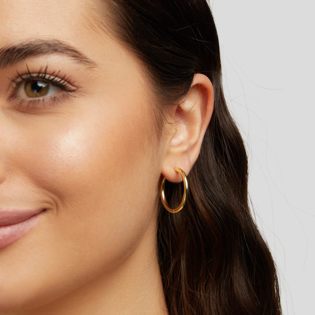 Triple Hoop Earrings Set — view 6