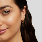 Triple Hoop Earrings Set — view 2