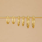 Triple Hoop Earrings Set — view 5