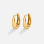 Valentina Gold Hoop Earrings — view 1