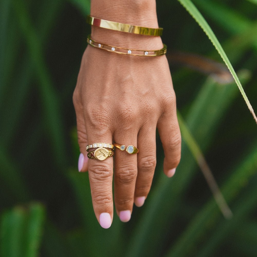 Vintage Aquamarine Wrap Ring — view 8