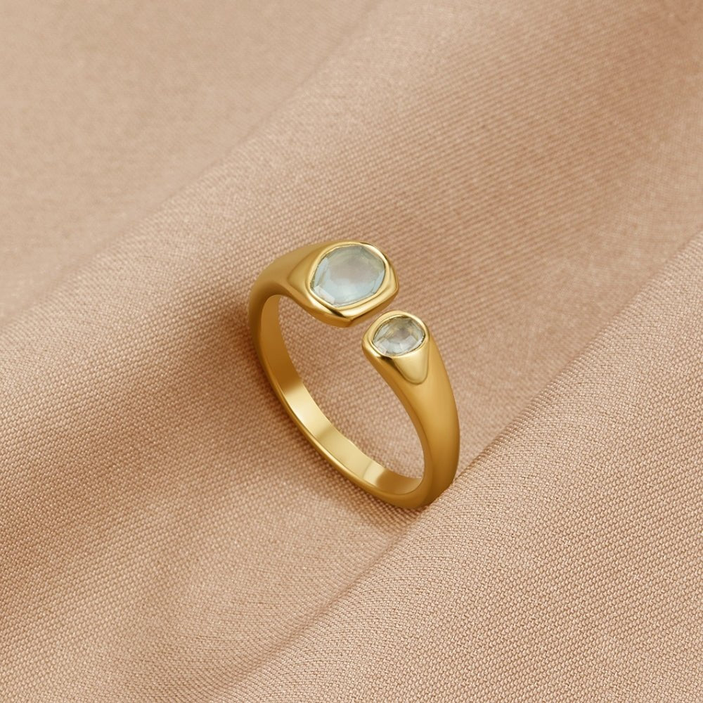 Vintage Aquamarine Wrap Ring — view 1