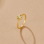 Vintage Lotus Flower Opal Ring — view 4