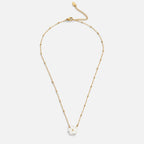 White Blossom Flower Necklace — view 5